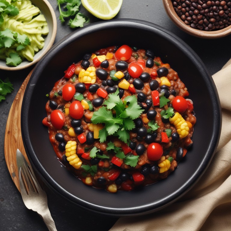 Black Bean and Corn Mash