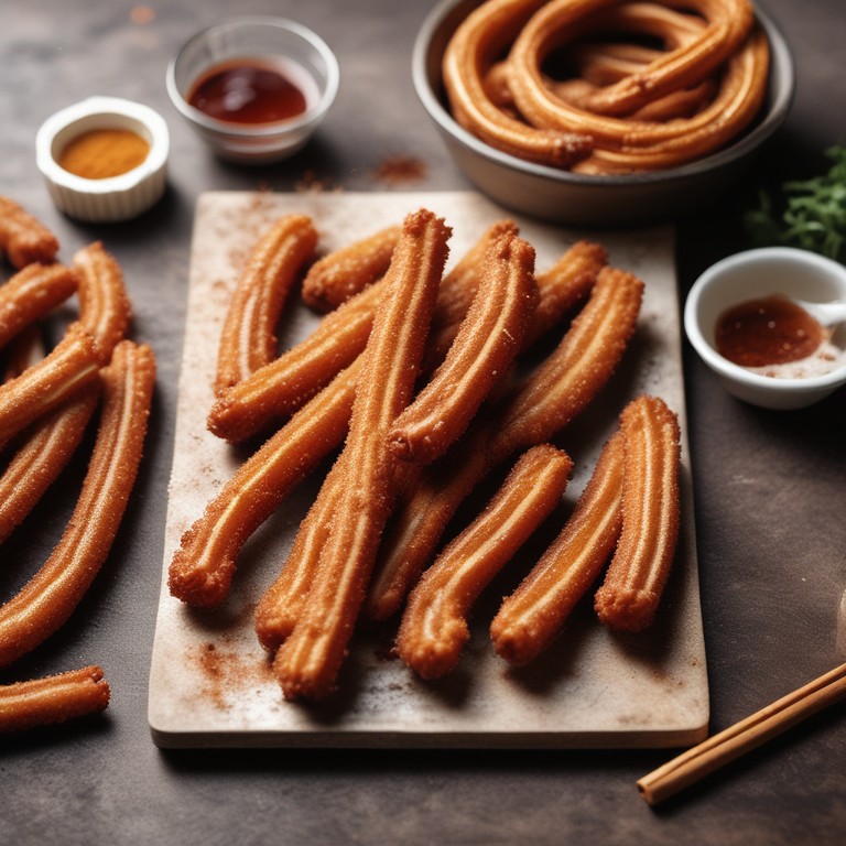 Healthy Baked Churros with Cinnamon Sugar Coating