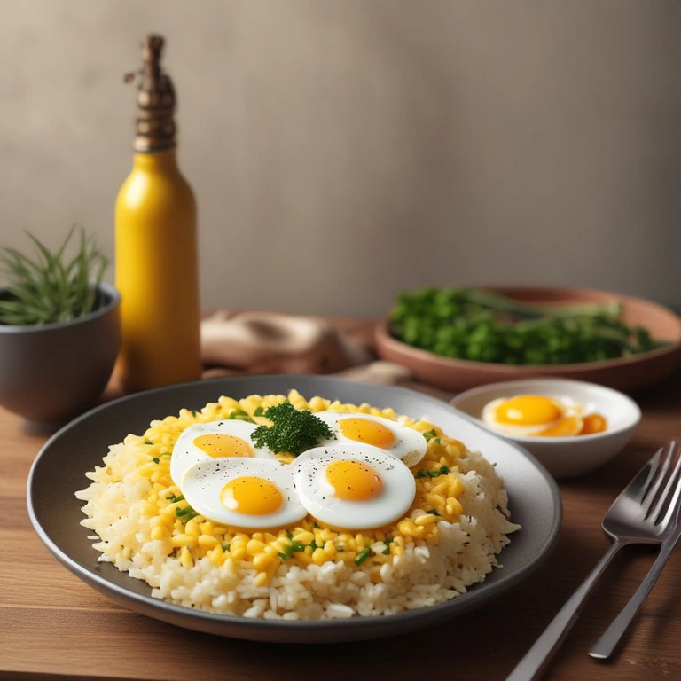 Brazilian Style Rice with Eggs - Mr. Cook