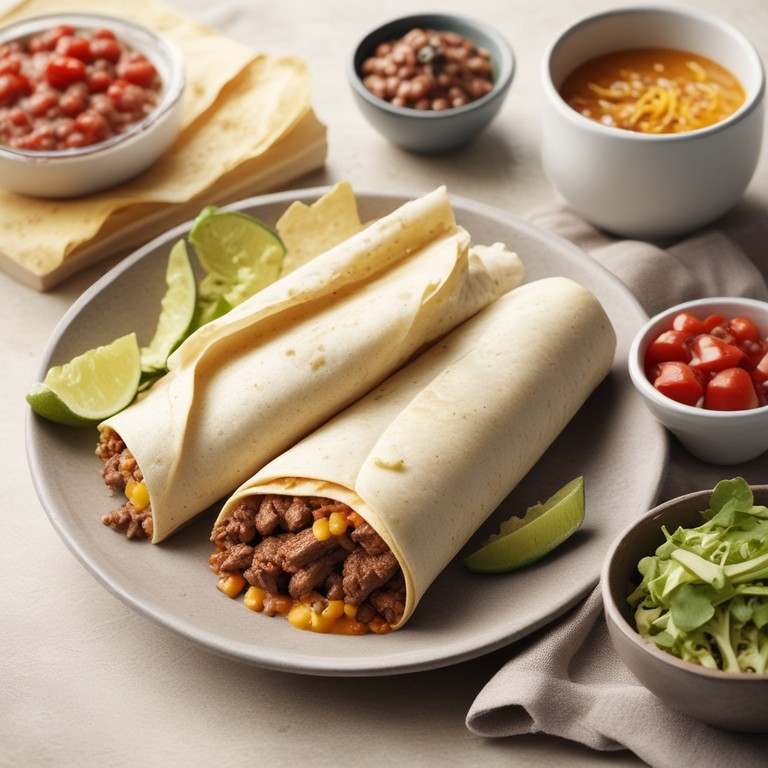 Ultimate Beef and Bean Burrito