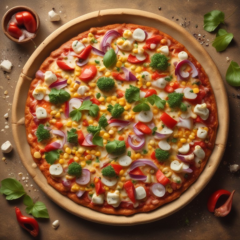 Cheesy Corn Pizza