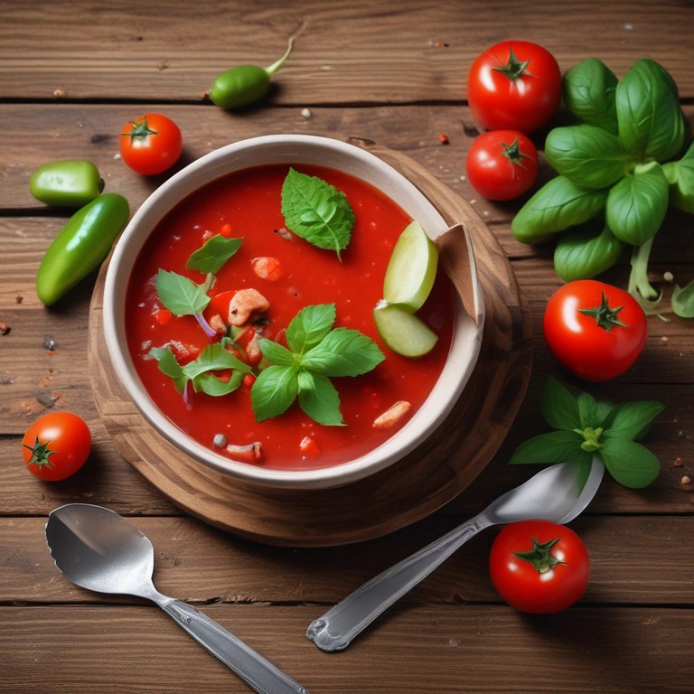 Gazpacho Gourmand qui Coupe la Sensation de Faim