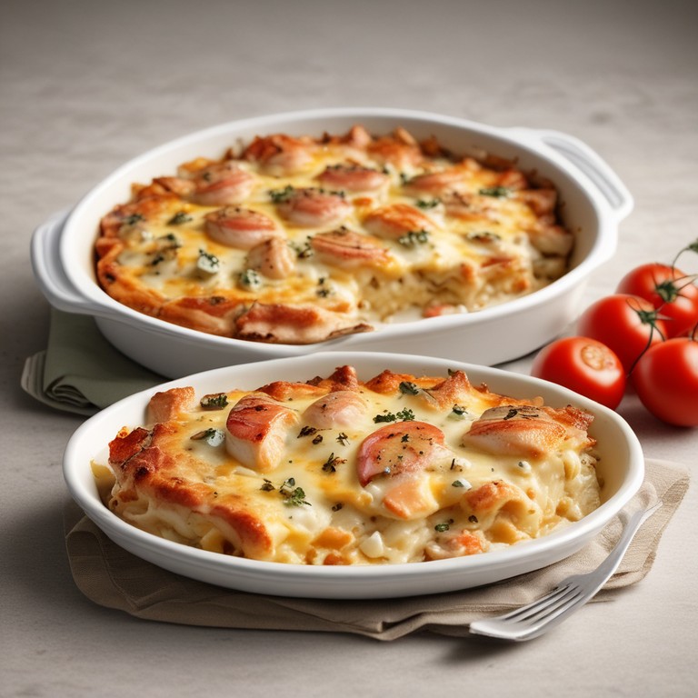 Gratin de Poulet au Fromage et Pommes de Terre