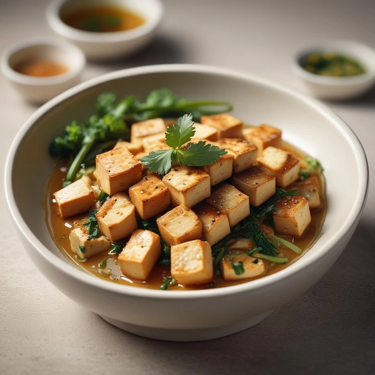 Tofu au Cumin avec Vinaigrette
