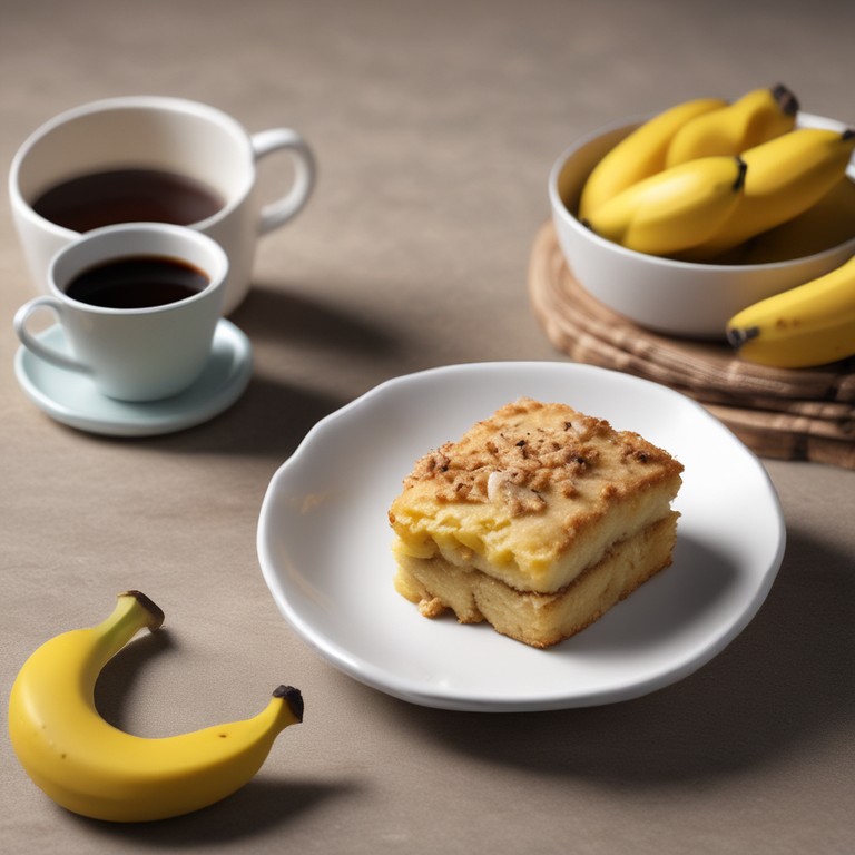 Pão de Banana com Requeijão e Café Diferente