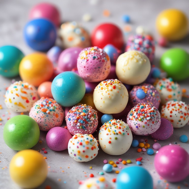No Bake Birthday Cake Truffles