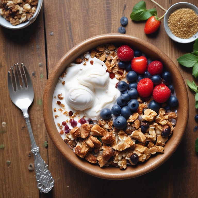 Deliciously Nutty Granola Bowl