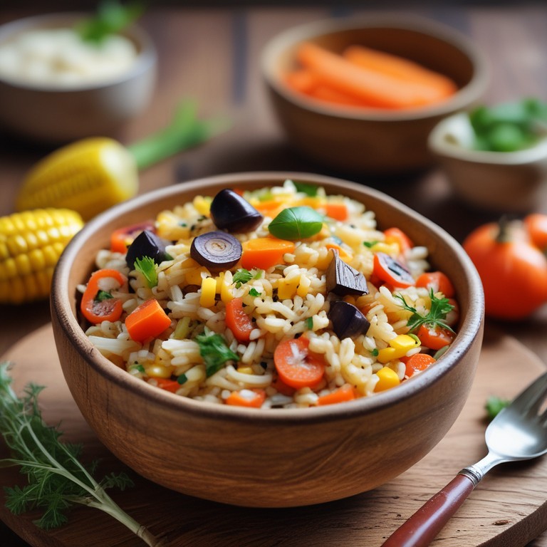 Mediterranean Vegetable Rice Delight