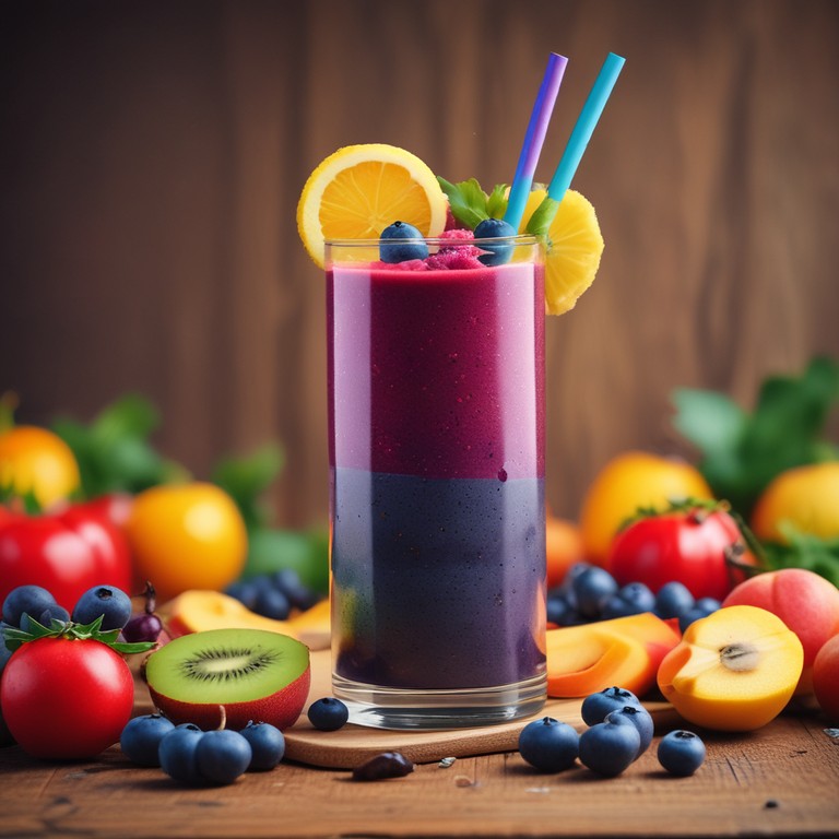 Fruchtiger Sattmacher-Smoothie mit Gemüse