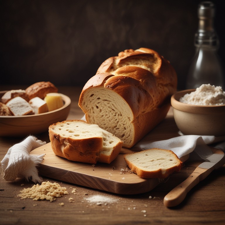 Artisan Sourdough Bread with a Crispy Crust and Chewy Interior