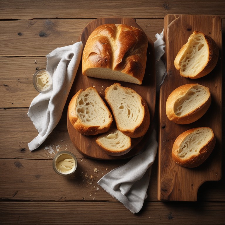 Artisan Sourdough Bread with a Crispy Crust and Chewy Interior