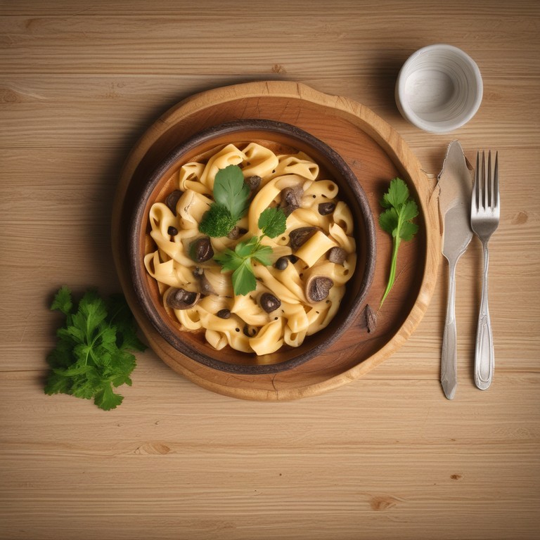 Massa ao Molho de Shimeji Delicioso