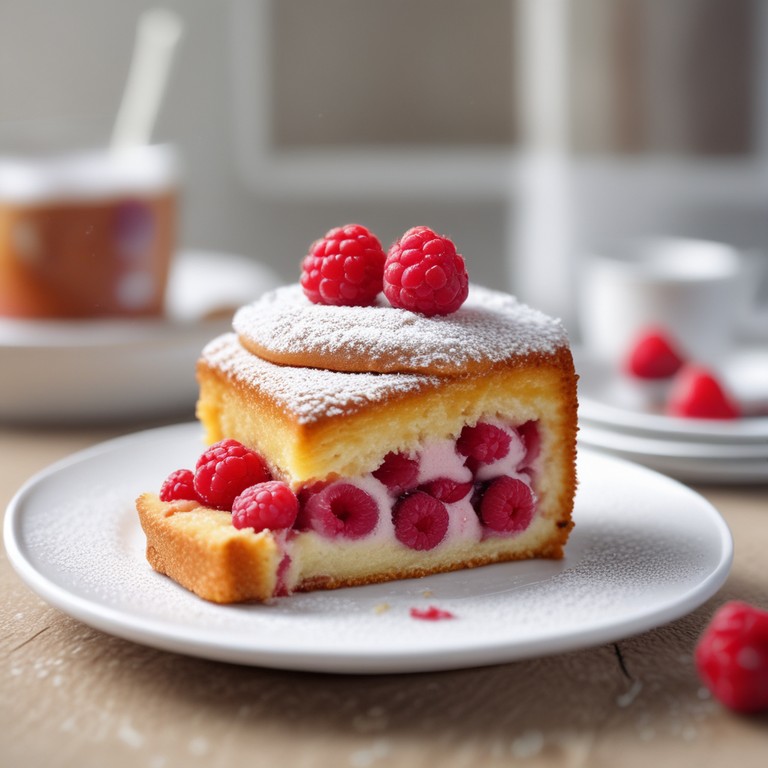 Himbeer-Joghurt-Kuchen mit knuspriger Kruste