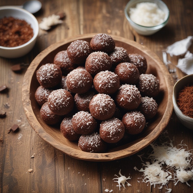 Chocolate Coconut Bliss Balls