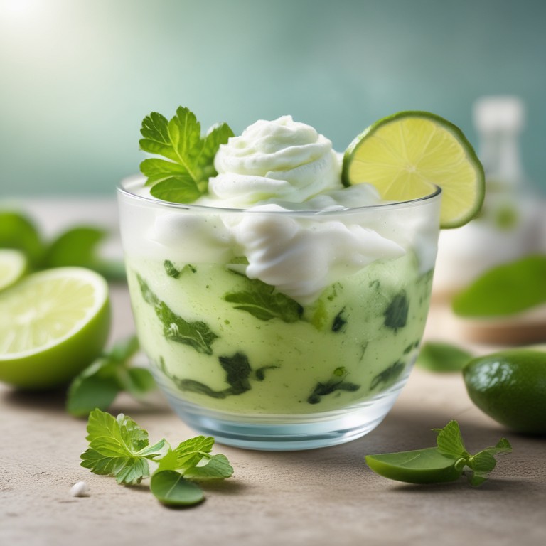 Glace Mojito Crémeuse au Ninja Creamie