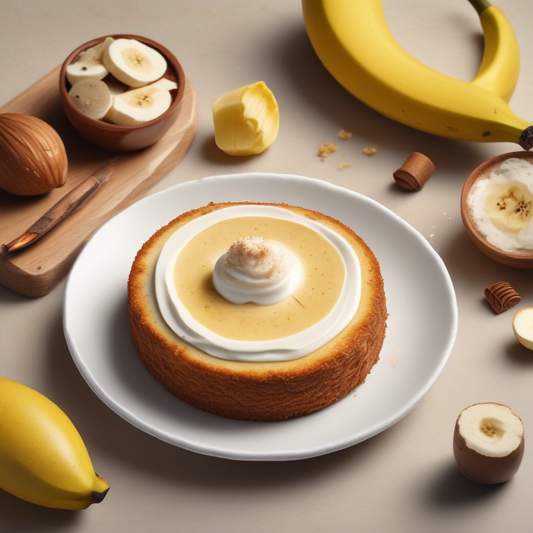 Banana com Creme de Leite e Açúcar