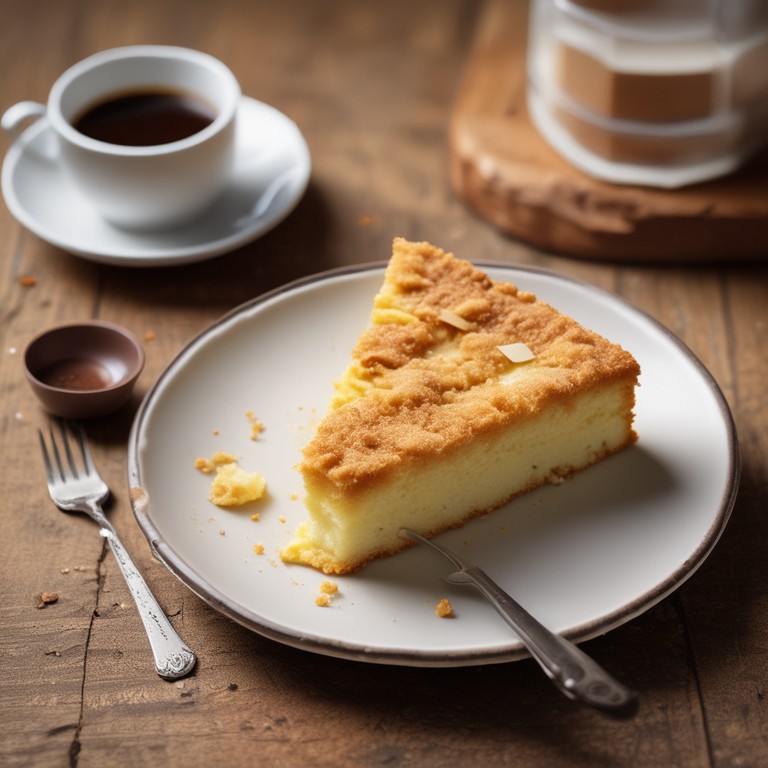 Bolo de Leite com Açúcar e Trigo e Farinha de Rosca