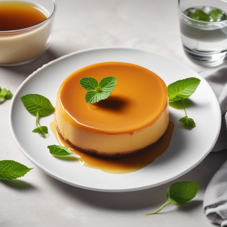 Pudim de Ovo com Calda de Açúcar