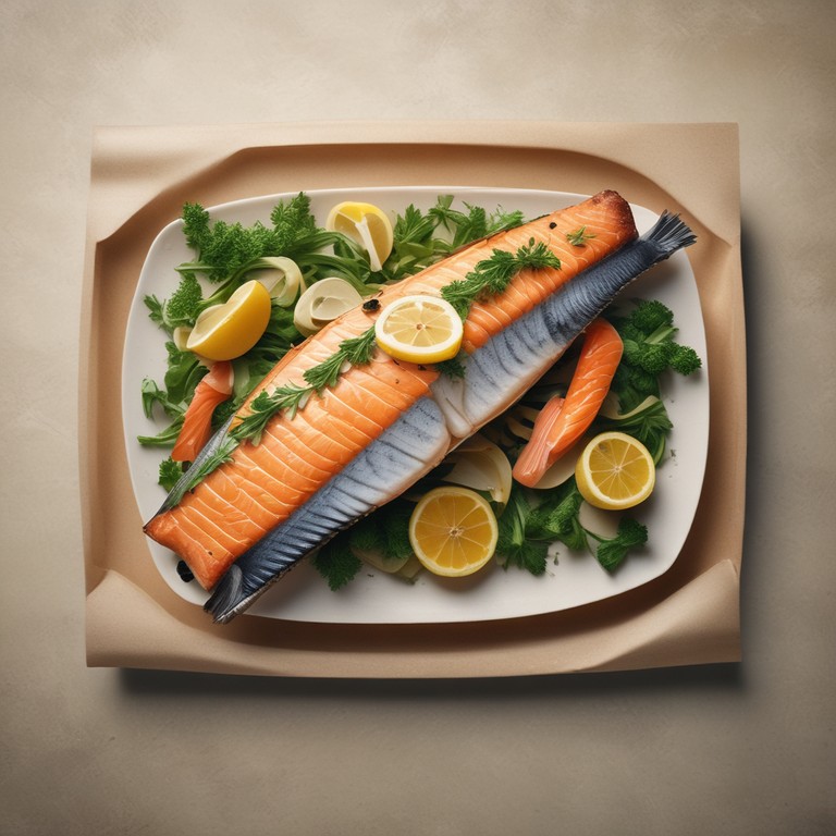 Косичка из трех видов рыбы