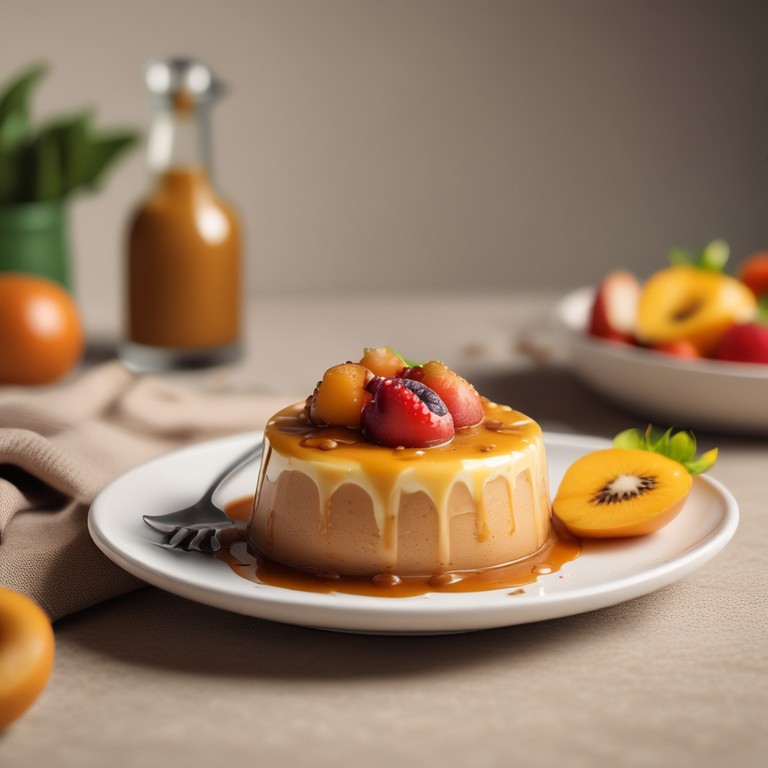 Pudim de Goiabada com Creme de Leite