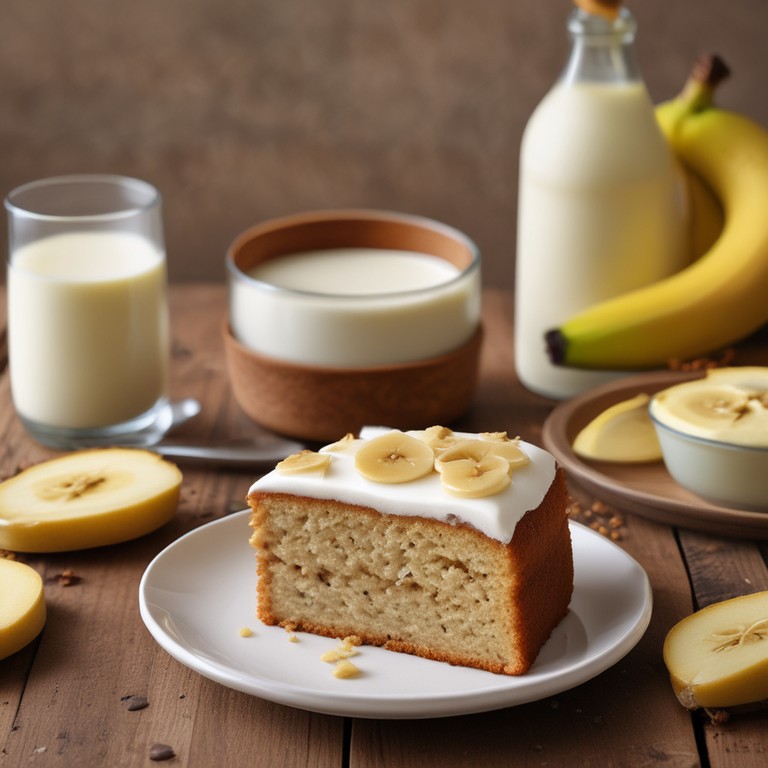 Bolo de Banana Fofinho
