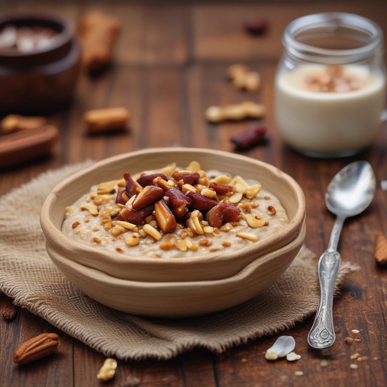 Nutty Date Oatmeal Delight