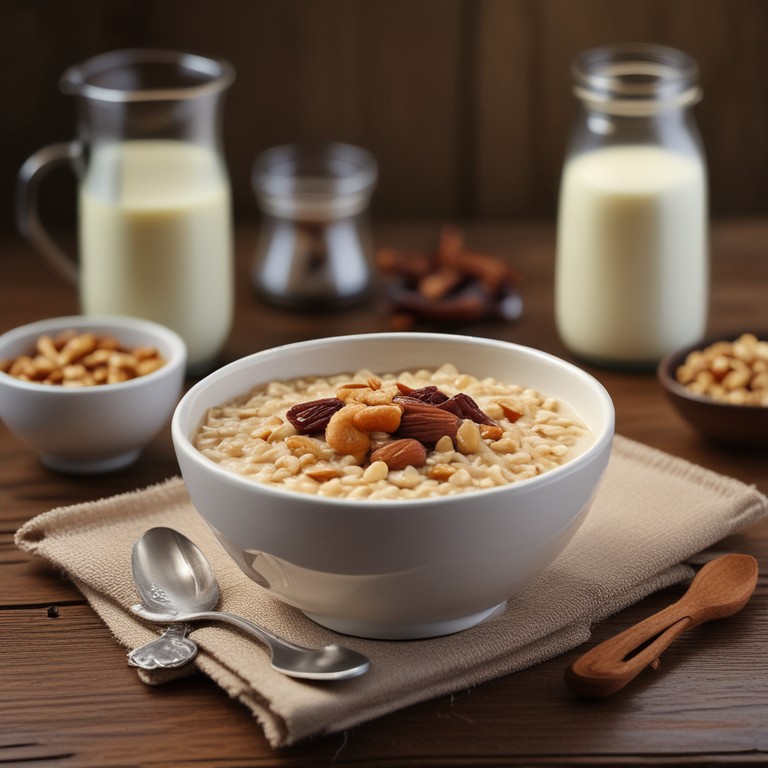 Nutty Date Oatmeal Delight