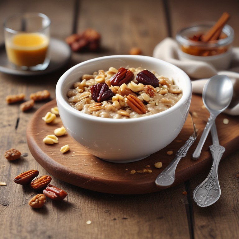 Nutty Date Oatmeal Delight