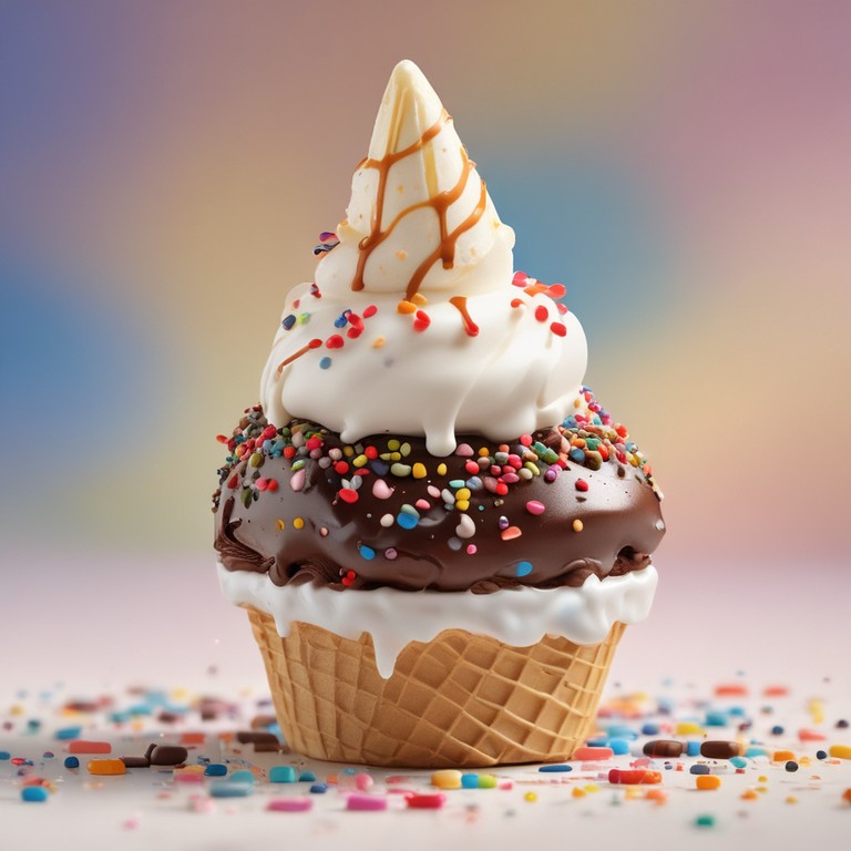Delicious Ice Cream Cone Delight