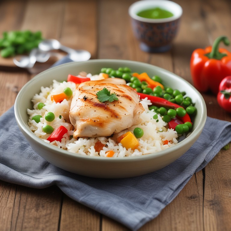 Savory American Chicken Rice Delight