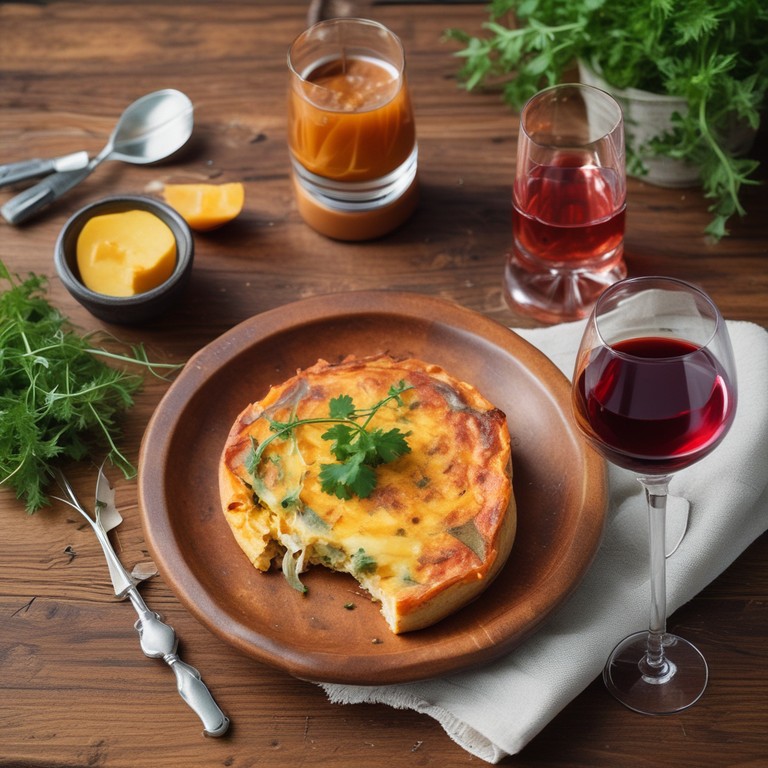 Tortilla de Sobrasada met Ui en Knoflook