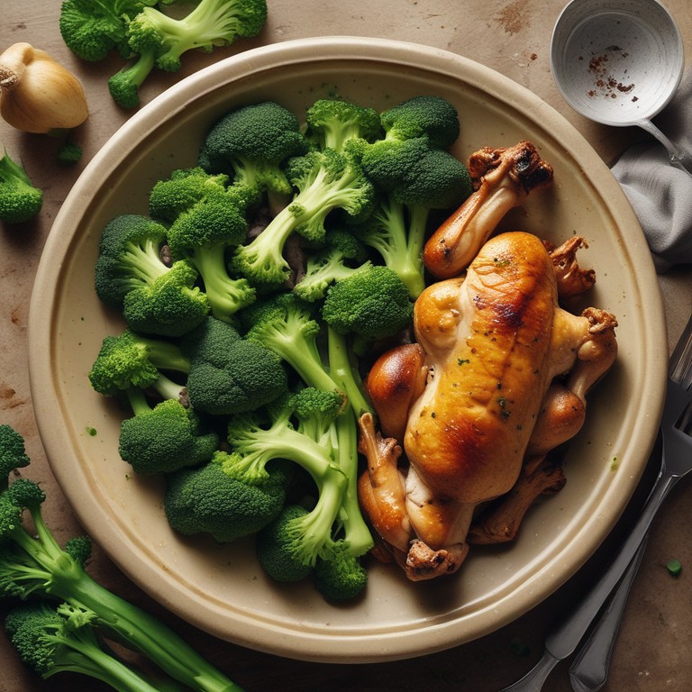 Pollo Asiático con Zanahorias y Brócoli