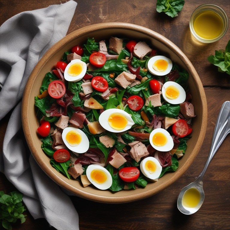 Ensalada de Acelga con Atún y Huevo