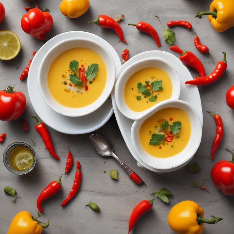 Sopa Cremosa de Abóbora com Limão e Pimenta