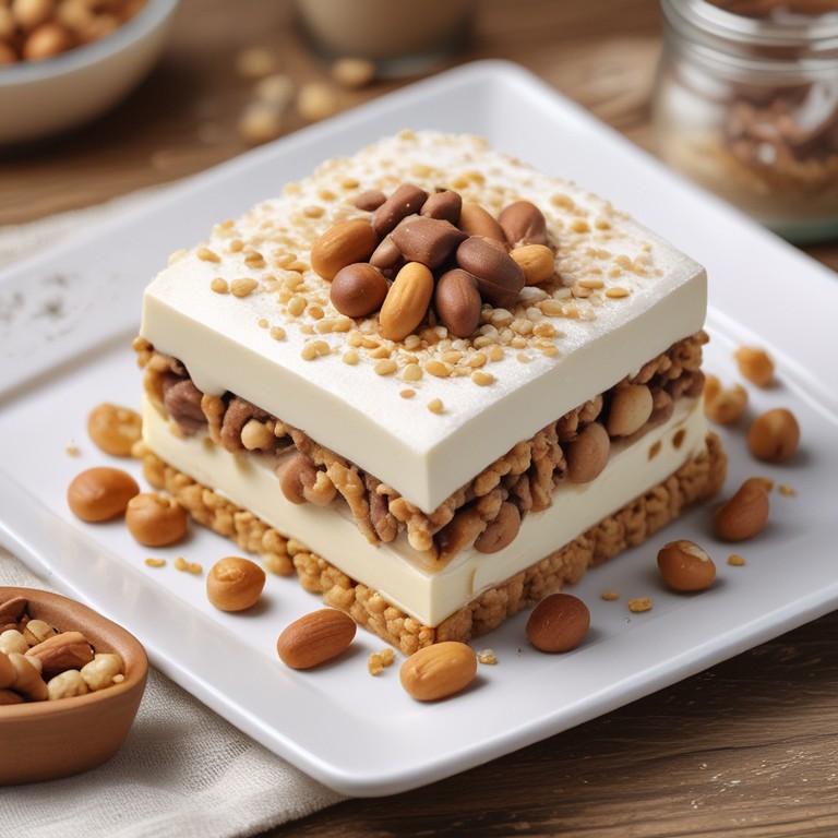 Delícia de Leite Ninho com Nutella e Amendoim