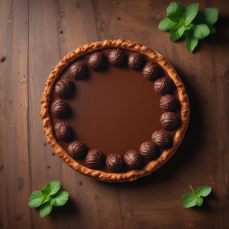 Torta de Chocolate com Creme e Bolacha