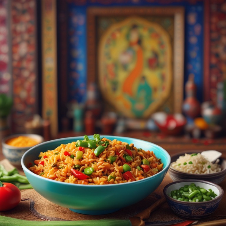 Spicy Schezwan Fried Rice