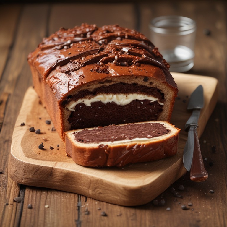 Pão Pullman de Chocolate com Creme de Leite