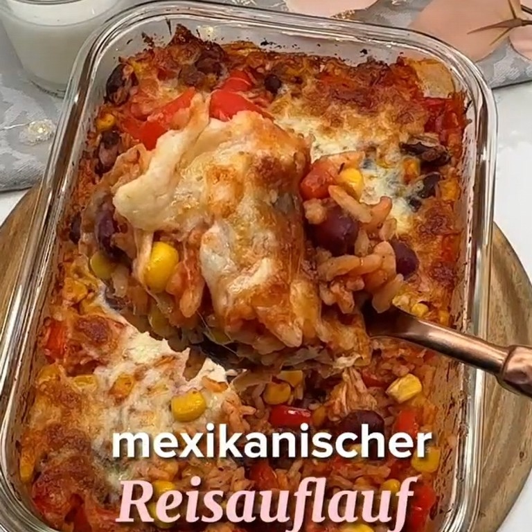 Mexikanischer Reisauflauf