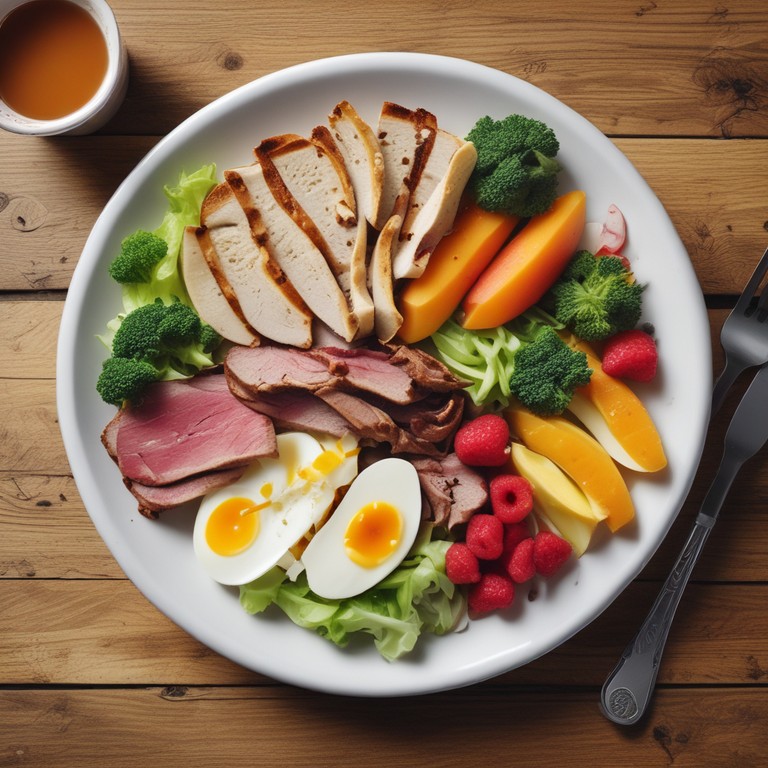 Desayuno Energético con Bife y Yogur Frutal