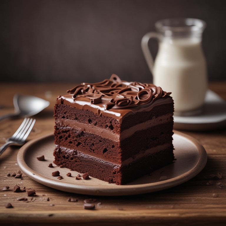 Bolo de Chocolate Cremoso