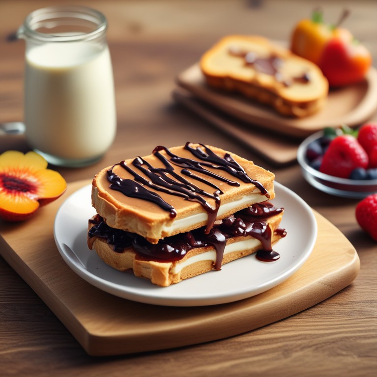 Peanut Butter and Jam Sandwich with a Twist