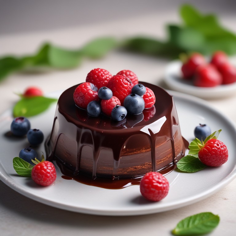 Vegane Spiegelglasur für atemberaubende Desserts