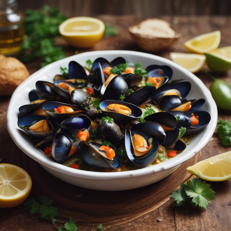 Mejillones al Estilo Noreste de México