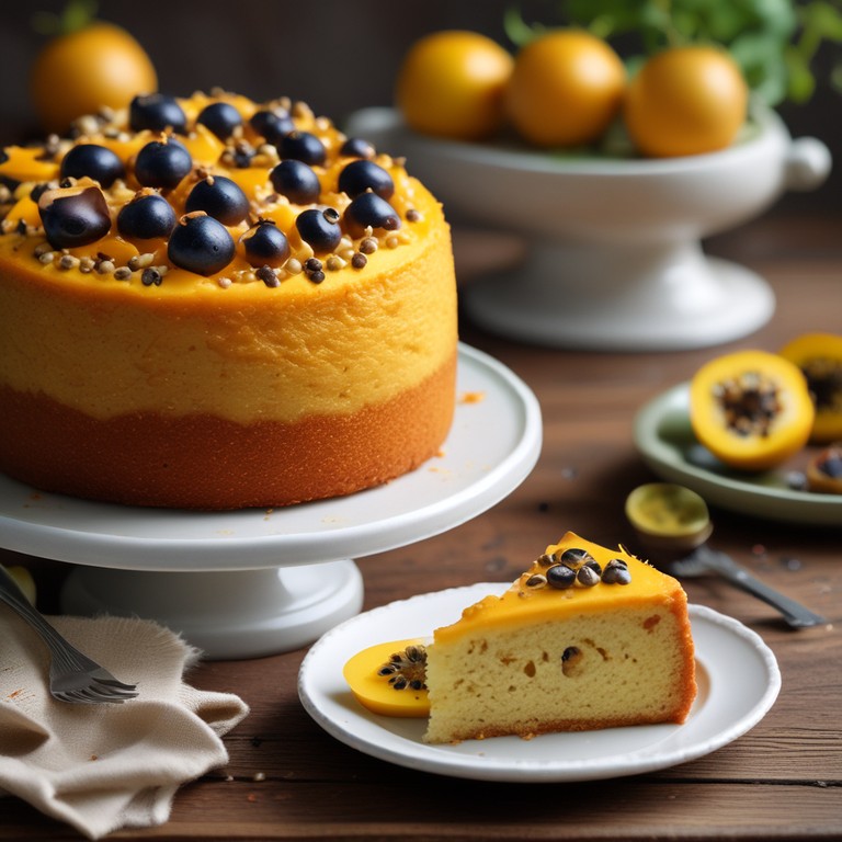 Bolo de Maracujá Fofinho