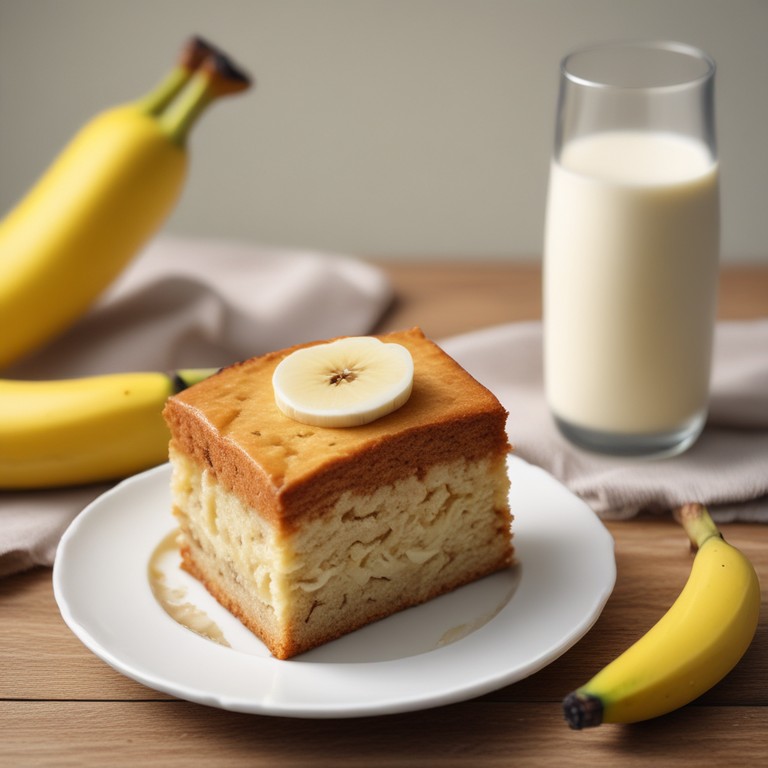 Bolo de Banana Fofinho