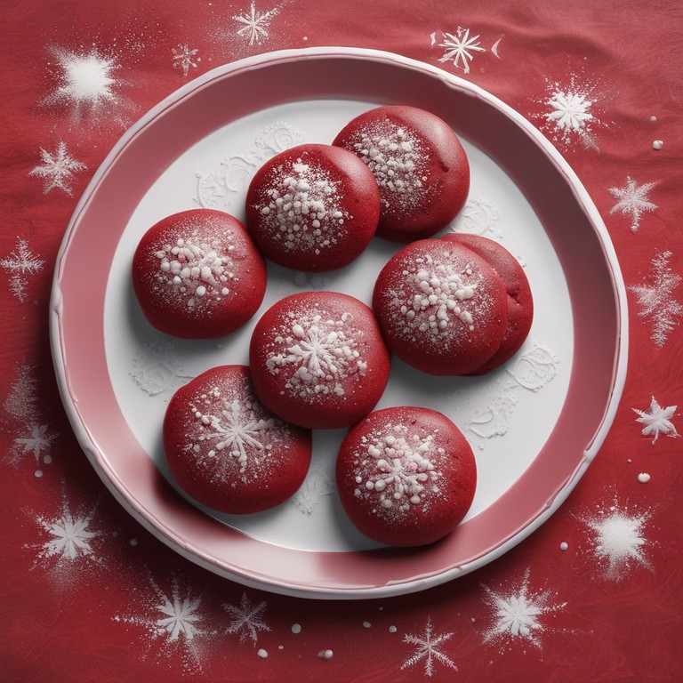 Biscoitos de Red Velvet com Recheio de Cream Cheese
