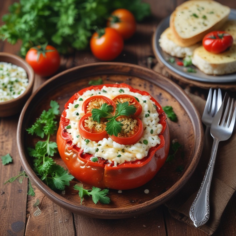 Stuffed Tomatoes with Rice