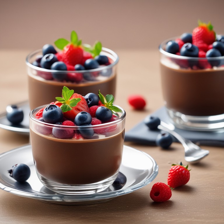 Decadent Chocolate Berry Mousse