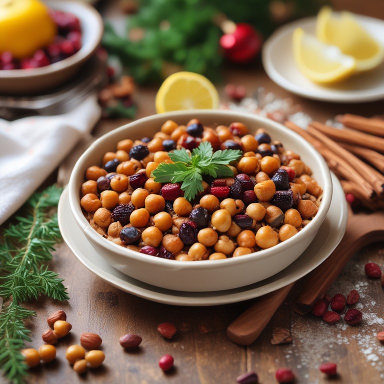 Festive Spiced Christmas Chickpeas
